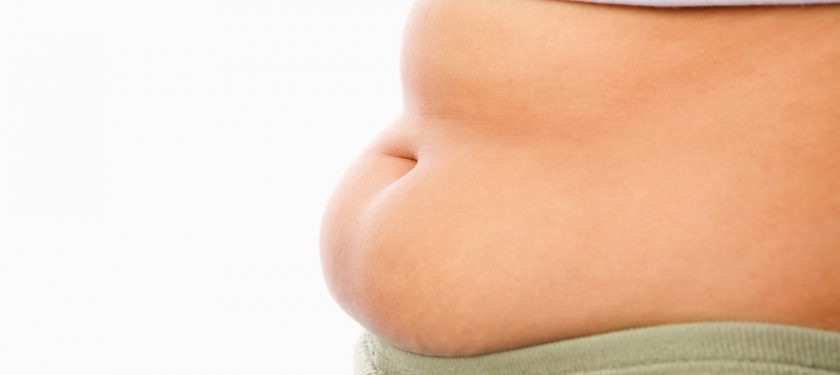 Fat tummy for obese concept fat woman's tummy for obese concept isolated over white background