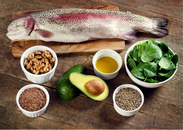 Dietary sources of omega-3 fatty acids.