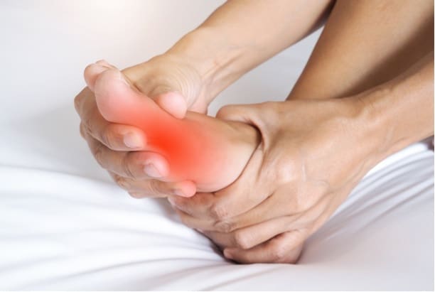 gout, foot inflammation
