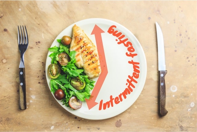 Intermittent fasting concept.