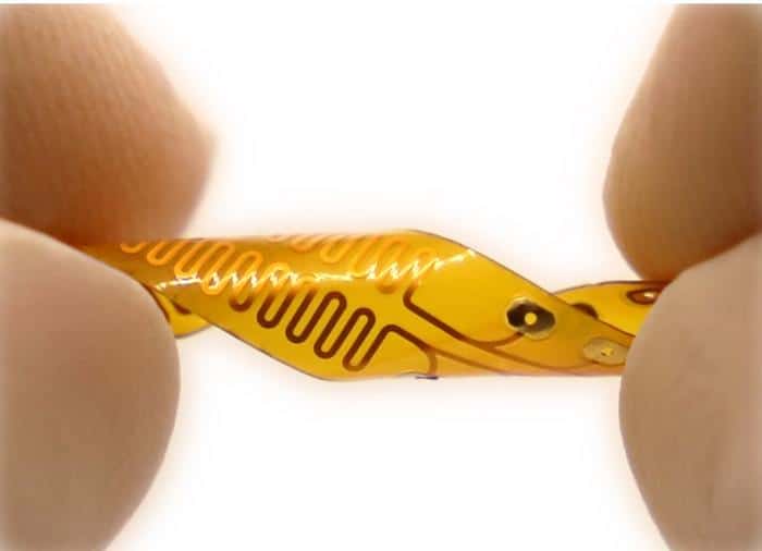 The new implantable device for chronic pain management is small and flexible.