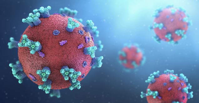 Coronavirus illustration.