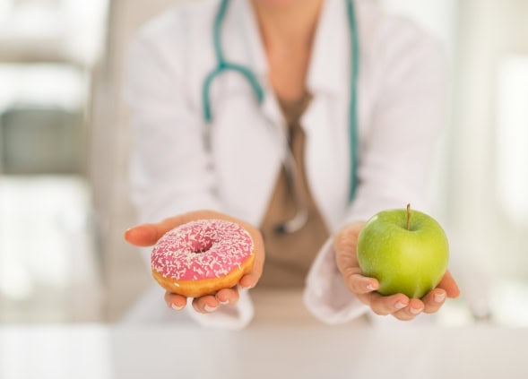 Healthy diet, disease prevention concept.