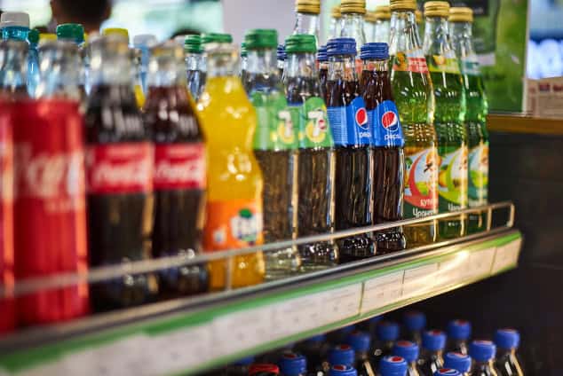 Sugary drinks, soft drinks.