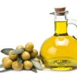 Olives and extra virgin olive oil.