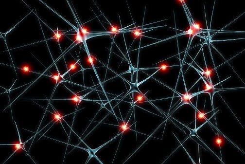 Brain neurons. illustration.