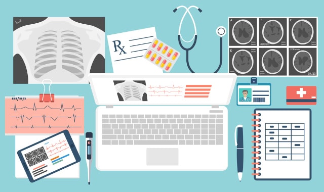 Medical diagnostics concept.