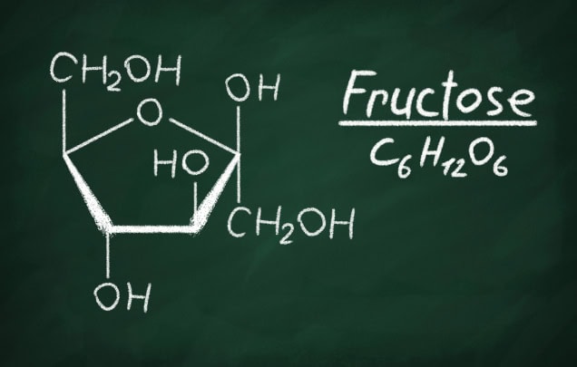 Fructose structure.