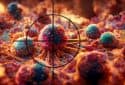 Targeted cancer thearpy concept.