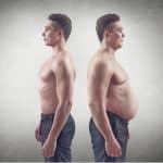 Man with abdominal (visceral) fat.