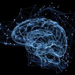 Brain activity concept.