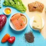 Foods of the Mediterranean and pescatarian diets.