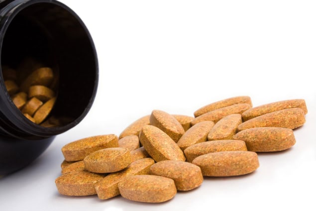 Multivitamin tablets.