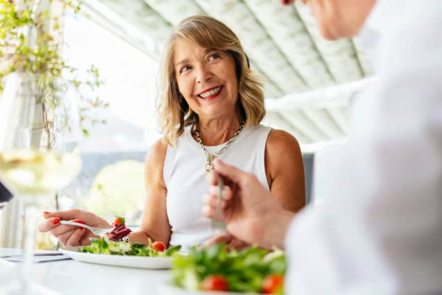 Health eating, healthy aging concept.