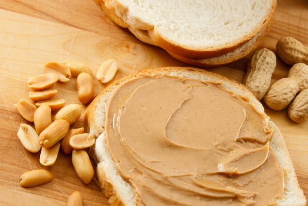 Peanuts, peanut butter.