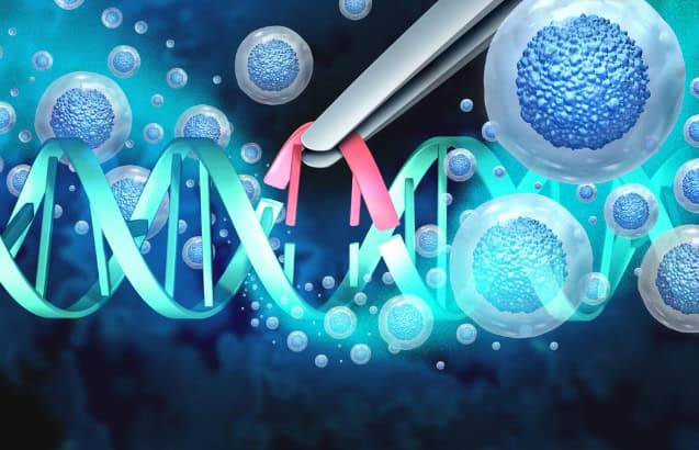 Precision oncology concept.